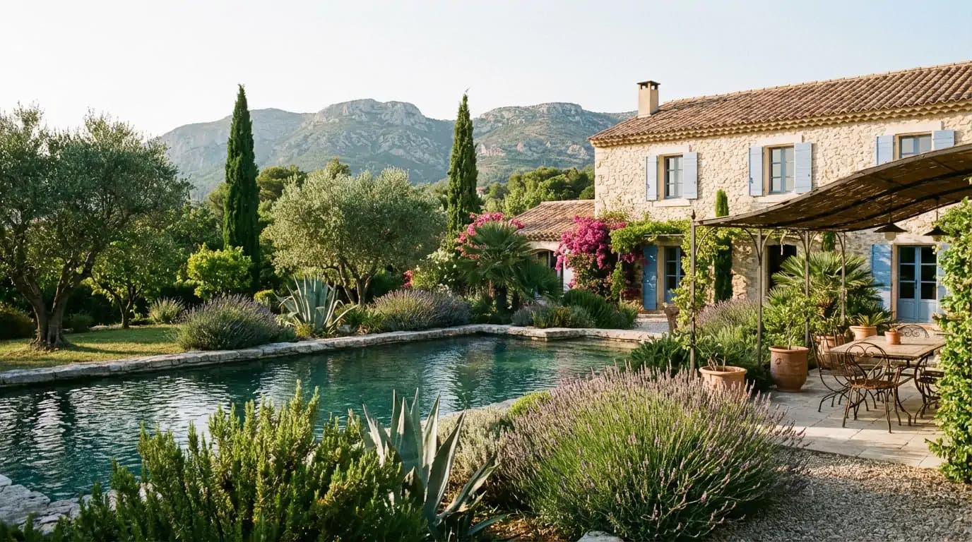 Paysage provençal Aubagne Garlaban Garden Solution